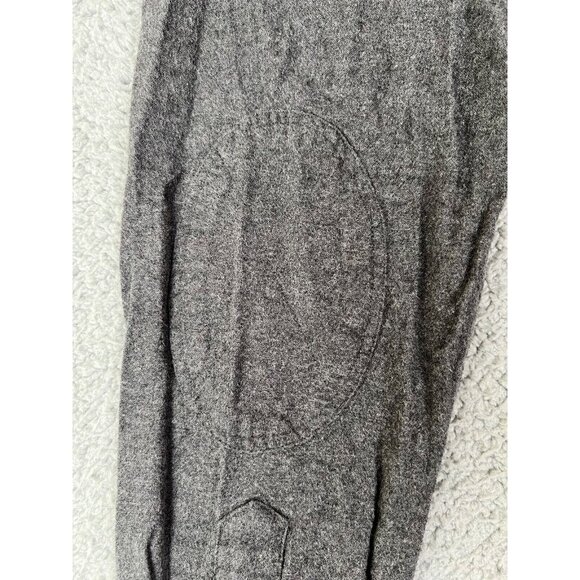 J.CREW Button Up Outdoor Heavy Work Shirt Mens XL Cotton Elbow Patch Gray - Picture 3 of 13